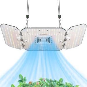 imageVIVOSUN AeroLight Wing AW200 Tunable Spectrum LED Grow Light 200W with Integrated Circulation Fan Compatible with App Used with Controller E42AE25 to Achieve More Functions 2x43x3Ft Coverage2x4 200W Pro