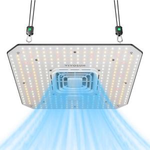 imageVIVOSUN AeroLight Wing AW200SE LED Grow Light 200W with Integrated Circulation Fan Compatible with App Used with Growhub Controller E42AE25 to Achieve More Functions for 2x43x3 Grow Tent2x2 100W