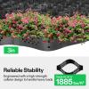 imageVIVOSUN 4 Depth Ground Grid 9x17 ft HighDensity HDPE Geo Cell 1885 lbs per sq ft Load Foldable ampamp Tensile Easy Installation with Gloves Perfect for Gardens Driveways Pathways Slopes3 inch depth 6517ft