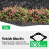 imageVIVOSUN 4 Depth Ground Grid 9x17 ft HighDensity HDPE Geo Cell 1885 lbs per sq ft Load Foldable ampamp Tensile Easy Installation with Gloves Perfect for Gardens Driveways Pathways Slopes2 inch depth 6517ft
