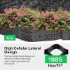 imageVIVOSUN 4 Depth Ground Grid 9x17 ft HighDensity HDPE Geo Cell 1885 lbs per sq ft Load Foldable ampamp Tensile Easy Installation with Gloves Perfect for Gardens Driveways Pathways Slopes4 inch depth 917ft