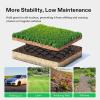 imageVIVOSUN 4 Depth Ground Grid 9x17 ft HighDensity HDPE Geo Cell 1885 lbs per sq ft Load Foldable ampamp Tensile Easy Installation with Gloves Perfect for Gardens Driveways Pathways Slopes3 inch depth 917ft