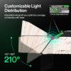 imageVIVOSUN 2Pack AeroLight A100 Tunable Spectrum LED Grow Light 100W with Integrated Circulation Fan ampamp Growhub Controller E42A Compatible with App ampamp E25 2x43x3Ft Coverage4x4 400W Pro