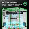 imageVIVOSUN 2Pack AeroLight A100 Tunable Spectrum LED Grow Light 100W with Integrated Circulation Fan ampamp Growhub Controller E42A Compatible with App ampamp E25 2x43x3Ft Coverage2x4 200W Pro