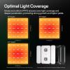 imageVIVOSUN 2Pack AeroLight A100 Tunable Spectrum LED Grow Light 100W with Integrated Circulation Fan ampamp Growhub Controller E42A Compatible with App ampamp E25 2x43x3Ft Coverage4x4 400W Pro