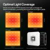 imageVIVOSUN 2Pack AeroLight A100 Tunable Spectrum LED Grow Light 100W with Integrated Circulation Fan ampamp Growhub Controller E42A Compatible with App ampamp E25 2x43x3Ft Coverage2x4 200W