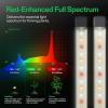 imageVIVOSUN Lumaray LED Grow Light Bars 164Bar Full Spectrum Side Lighting with 60 Red Light up to 25 Yields for Grow Tents Greenhouses Magnet Reliability Upgraded SGS Compatible4 Pack