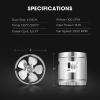 imageVIVOSUN 4 Inch Inline Duct Fan 100 CFM with 4 Inch 8 Feet NonInsulated Flex Air Aluminum Ducting