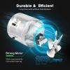 imageVIVOSUN 4 Inline Duct Fan 100 CFM 4 Air Carbon Filter Smellines Control and 4 8 Feet Flex Air Aluminum Ducting for HVAC Ventilation with Two 4 Inch Stainless Steel Clamps MultiLayer