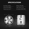 imageVIVOSUN 6 Inch Inline Duct Fan 240 CFM with 6 Inch 8 Feet NonInsulated Flex Air Aluminum Ducting