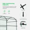 imageVIVOSUN 7Ft Arch Trellis for Climbing Plants 7 x 6 x 7ft Tall Metal Tunnel Trellis Lightweight Metal Plant Support Archway with Nylon Netting for Climbing Vine Vegetables Fruits Flowers Black7 x 6 x 7Ft