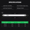 imageVIVOSUN Grow Lights 4 ft and Bulbs 54W 6500K HO Fluorescent Tubes Light Bulbs Cool White Bulb for 46 Inches T5 Light Fixtures T5 Grow Lights for Indoor Plants Pack of 5