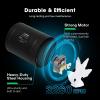 imageVIVOSUN Inline Booster Duct Fan 6 240 CFM and 6 Inch 16 Feet Flex Air Aluminum Ducting Flexible Dryer Vent Hose for HVAC Ventilation with 2 Stainless Steel Clamps