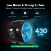 imageVIVOSUN Inline Booster Duct Fan 8 430 CFM with Speed Controller and 25 Feet 8 Inch Flex Air Aluminum Duct for Ventilation Ducting with 2pcs 8 Inch Stainless Steel Clamps
