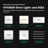 imageVIVOSUN VS1500 LED Grow Light and RJ11 Cable Male to Male Connects Grow Lights to GrowHub Controller E42A Telephone Extension Cord for RJ11 to RJ11 Devices 10 Feet