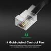 imageVIVOSUN VS2000 LED Grow Light and RJ11 Cable Male to Male Connects Grow Lights to GrowHub Controller E42A Telephone Extension Cord for RJ11 to RJ11 Devices 10 Feet