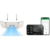 imageVIVOSUN AeroLight AW200SE and GrowHub Controller E42A Smart Environmental WiFiController with Temperature Humidity VPD Timer Cycle Schedule Controls for Grow Tent Cooling Ventilation Lighting