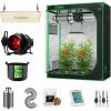 imageVIVOSUN VS2000 LED Grow Light with Brand Driver 4x2 Grow Tent 6 Inch 390 CFM Inline Fan with Speed Controller 5Pack 5 Gallon Grow Bags 5 x 15 ft Plant Trellis Netting