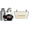 imageVIVOSUN Ventilation Kit 4 Inch 190 CFM Inline Fan Kit and VS1000 LED Grow Light with Full Spectrum Diodes ampamp Sosen Driver Dimmable Lights Sunlike for Indoor Plants Seedling Veg and Bloom Lamps