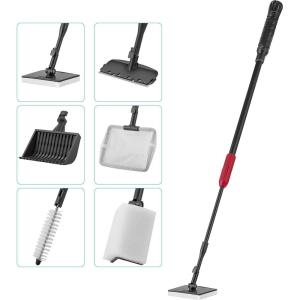 imageVIVOSUN 6in1 Aquarium Cleaning Tools Adjustable Fish Tank Clean Kit with Long Telescopic Handle
