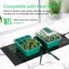 imageVIVOSUN 2 Pack Durable Waterproof Seedling Heat Mat Warm Hydroponic Heating Pad and 12Pack Seed Starter Trays 144Cell Seed Starter Kit with Humidity Dome