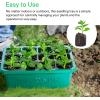 imageVIVOSUN Durable Waterproof Seedling Heat Mat Warm Hydroponic Heating Pad 10quot x 2075quot with 6Pack Seed Starter Trays