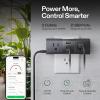 imageVIVOSUN GrowHub Outlet Controller A22 with Temperature and Humidity Sensor Probe Smart Environmental WiFiController Smart Plug Thermostat 15A 1800W Compatible with Vivosun App for Grow Tent