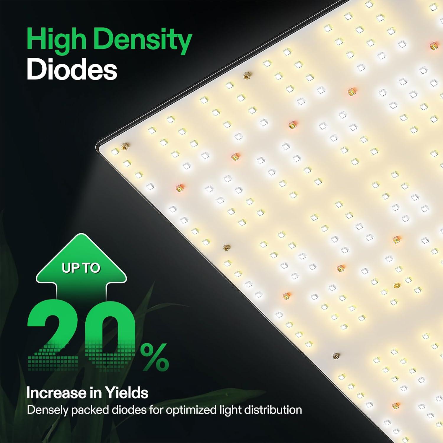 imageVIVOSUN VS4000 LED Grow Light and Indoor Hydroponics LED Grow Room Glasses with Glasses Case