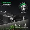imageVIVOSUN VS1000 LED Grow Light and 2Pack Indoor Hydroponics LED Grow Room Glasses with Glasses Case