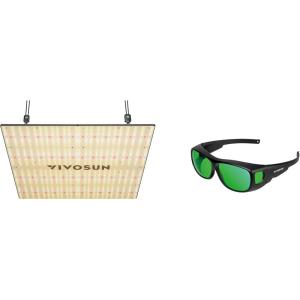 imageVIVOSUN VS4000 LED Grow Light and Indoor Hydroponics LED Grow Room Glasses with Glasses Case