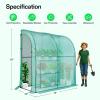 imageVIVOSUN 10x7x7 Ft Large Walk in Greenhouse Greenhouse Tunnel Garden Plant Hot House with Green PE Cover Rollup Zipper Door and Window for OutdoorGreen PE