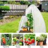 imageVIVOSUN 10x7x7 Ft Large Walk in Greenhouse Greenhouse Tunnel Garden Plant Hot House with Green PE Cover Rollup Zipper Door and Window for OutdoorWhite PE