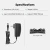 imageVIVOSUN 20V Lithium Ion Battery Fast Charger Hedge Trimmer Charger Compatible with 20V Battery Battery Sold Separately