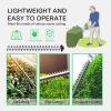 imageVIVOSUN 20quot Cordless Pole Hedge Trimmer 20V Electric Bush Trimmer with 20 DualAction Laser Blade Adjustable Cutting Head 055quot Cutting Capacity 20AH Battery and Fast Charger IncludedHedge Trimmer with 20V Battery x2 Pack