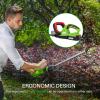 imageVIVOSUN 20quot Cordless Pole Hedge Trimmer 20V Electric Bush Trimmer with 20 DualAction Laser Blade Adjustable Cutting Head 055quot Cutting Capacity 20AH Battery and Fast Charger IncludedHedge Trimmer with 20V Battery x2 Pack