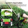 imageVIVOSUN 20quot Cordless Pole Hedge Trimmer 20V Electric Bush Trimmer with 20 DualAction Laser Blade Adjustable Cutting Head 055quot Cutting Capacity 20AH Battery and Fast Charger IncludedHedge Trimmer with 20V Battery x2 Pack
