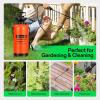 imageVIVOSUN 135Gallon Pump Pressure Sprayer Pressurized Lawn ampamp Garden Water Spray Bottle with Adjustable Shoulder Strap for Spraying Plants Garden Watering and Household CleaningOrange