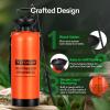 imageVIVOSUN 135Gallon Pump Pressure Sprayer Pressurized Lawn ampamp Garden Water Spray Bottle with Adjustable Shoulder Strap for Spraying Plants Garden Watering and Household CleaningOrange