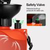 imageVIVOSUN 135Gallon Pump Pressure Sprayer Pressurized Lawn ampamp Garden Water Spray Bottle with Adjustable Shoulder Strap for Spraying Plants Garden Watering and Household CleaningOrange