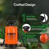 imageVIVOSUN 135Gallon Pump Pressure Sprayer Pressurized Lawn ampamp Garden Water Spray Bottle with Adjustable Shoulder Strap for Spraying Plants Garden Watering and Household CleaningOrange