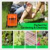 imageVIVOSUN 135Gallon Pump Pressure Sprayer Pressurized Lawn ampamp Garden Water Spray Bottle with Adjustable Shoulder Strap for Spraying Plants Garden Watering and Household CleaningOrange