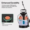 imageVIVOSUN 135Gallon Pump Pressure Sprayer Pressurized Lawn ampamp Garden Water Spray Bottle with Adjustable Shoulder Strap for Spraying Plants Garden Watering and Household CleaningOrange