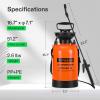 imageVIVOSUN 135Gallon Pump Pressure Sprayer Pressurized Lawn ampamp Garden Water Spray Bottle with Adjustable Shoulder Strap for Spraying Plants Garden Watering and Household CleaningOrange