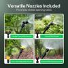 imageVIVOSUN 4 Gallon Battery Powered Backpack Sprayer Electric Pump Sprayer with Four Nozzles for Garden Lawn Orange