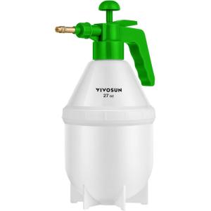 imageVIVOSUN 27oz Pump Sprayer Handheld Garden Water Sprayer Bottle with Adjustable Brass Nozzle for Spraying Plants Flowers Weeds and Cleaning GreenGreen