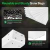 imageVIVOSUN 50Pack 2 Gallon Grow Bags for Plants BlackandWhite Panda Film Containers Thick Plastic Bag for Potting Seedlings and Rooting1 Gallon