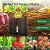imageVIVOSUN 5Pack 1 Gallon Grow Bags Fabric Pots with SelfAdhesion Sides for Transplanting1 gallon