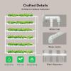 imageVIVOSUN Hydroponics Growing System 90 Plant Sites 3 Layers 10 FoodGrade PVCU Pipes Hydroponic Gardening System Grow Kit with Water Pump Pump Timer Nest Basket and Sponge for Leafy Vegetables54Wall mounted