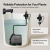 imageVIVOSUN Professional Automatic Drip Irrigation Kits 15W Output All in One Professional Grow Kit Includes Pump Timer and Regulator 8 Drip Emitters Garden Plant Watering System Indoor OutdoorSmart Drip Irrigation