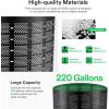 imageVIVOSUN 220 Gallon Outdoor Compost Bin Expandable Composter Easy to Setup ampamp Large Capacity for Backyard Lawn Black with Gloves220 Gallon